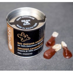 ZENZERO CANDITO BIO CON MASSA DI CACAO CHUNCHO 100%